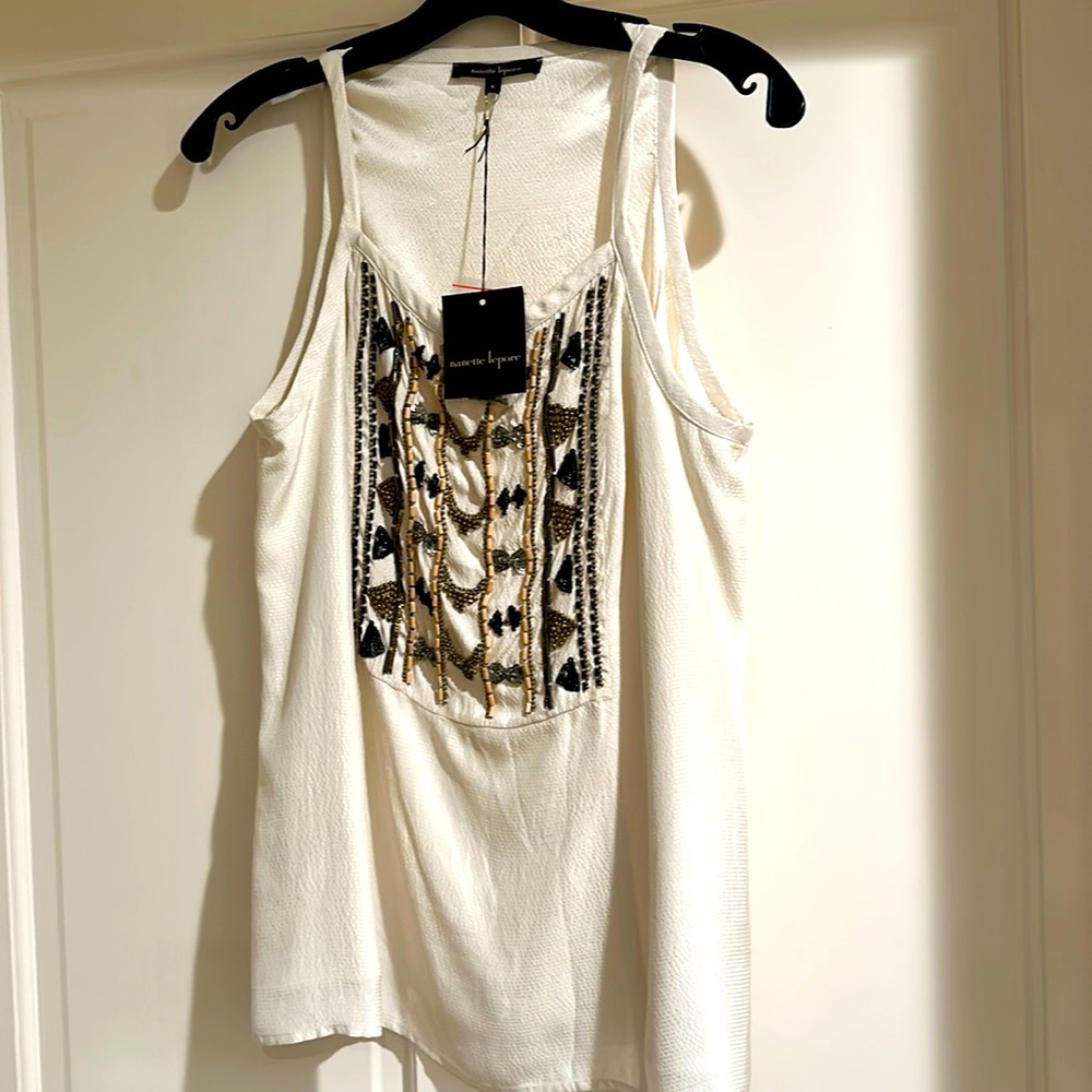 Nanette Lepore beaded tank NWT 🌟